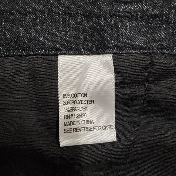 ETCETERA size 10 BLACK SLIM LEG JEAN PANTS - Picture 7 of 9